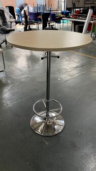 Statafel eiken 80cm, 110cm hoog